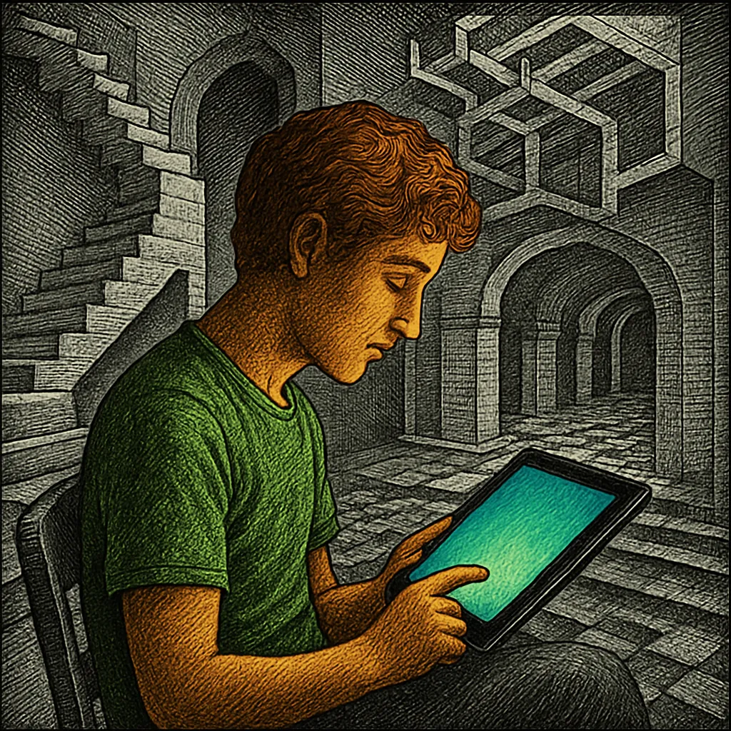 Cover art for Finding a life well lived through screens