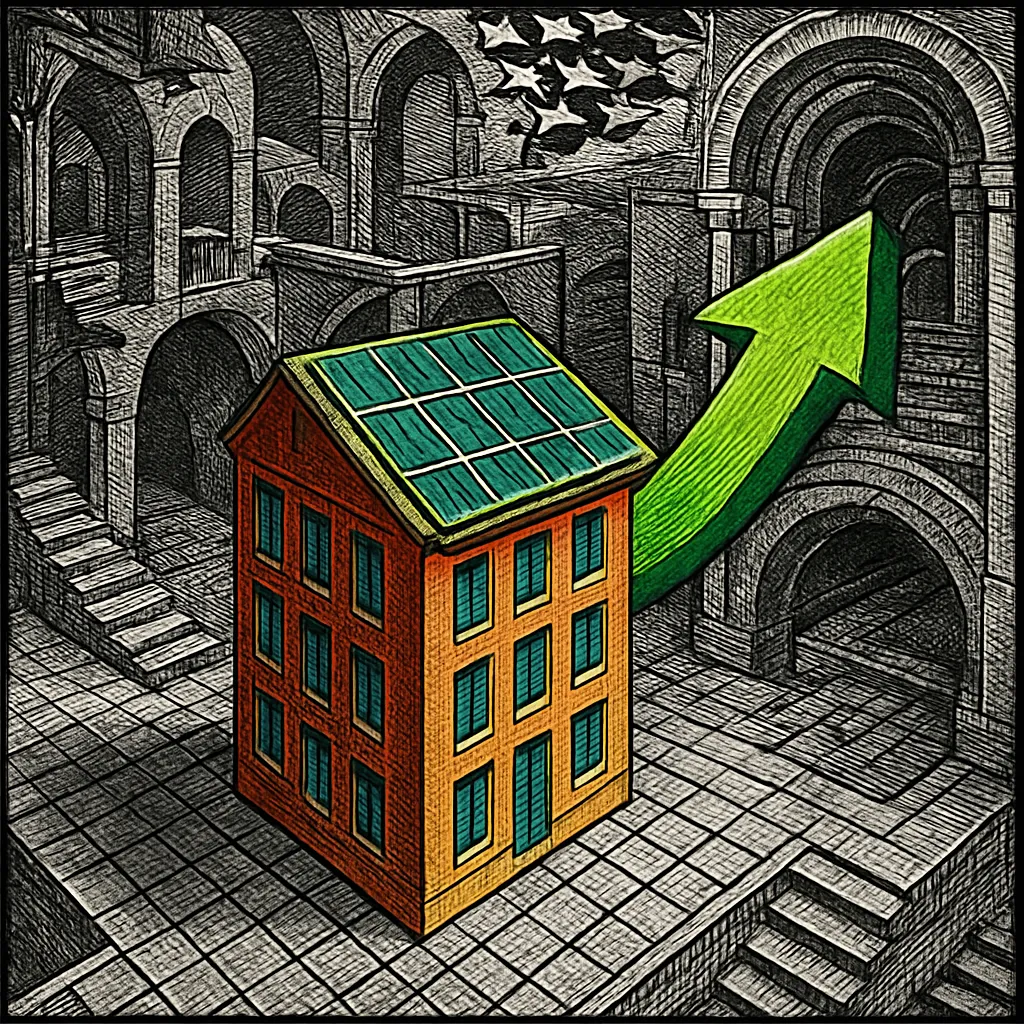 Cover art for How a building produces more energy than it uses