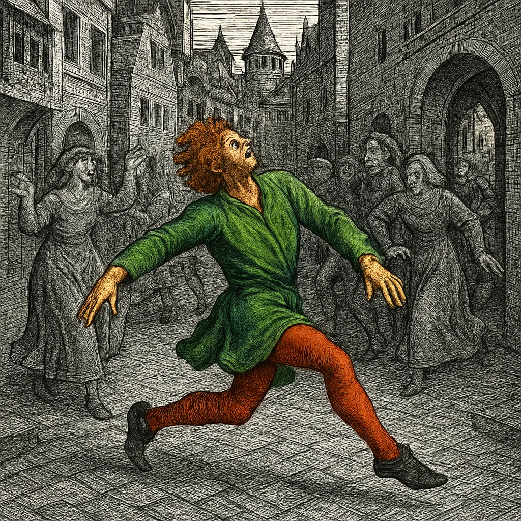 Cover art for How a city danced itself to death in 1518