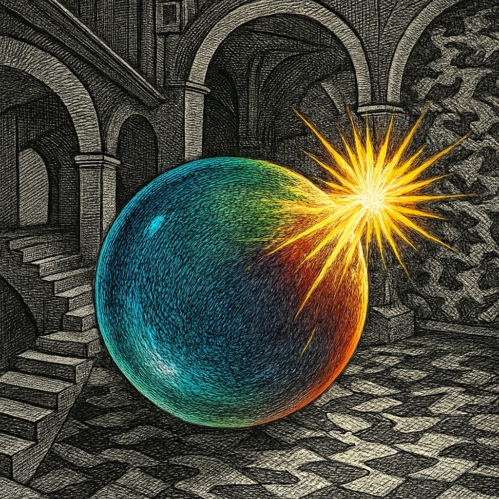 Cover art for How a collapsing bubble creates a flash of light