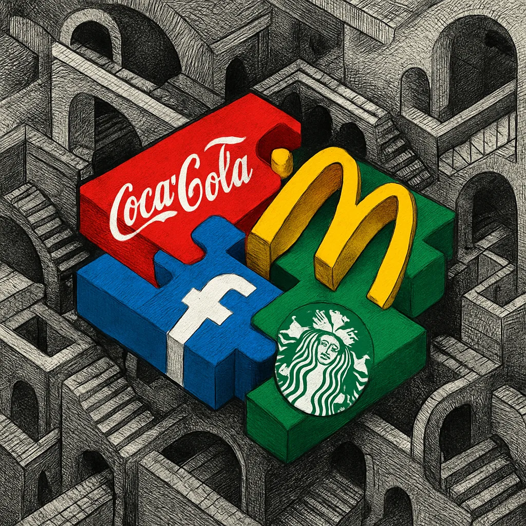 Cover art for How a few giant companies own so many beloved brands