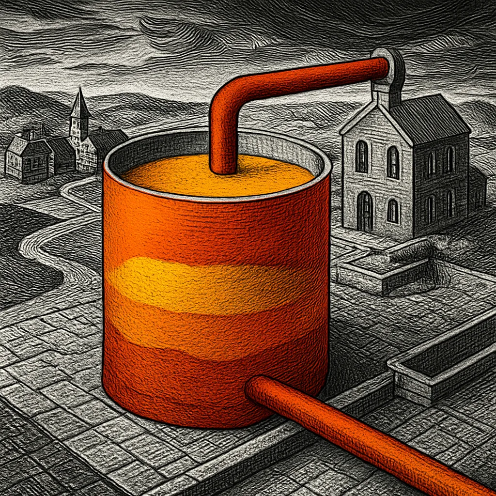 Cover art for How a sand battery stores summer heat for winter