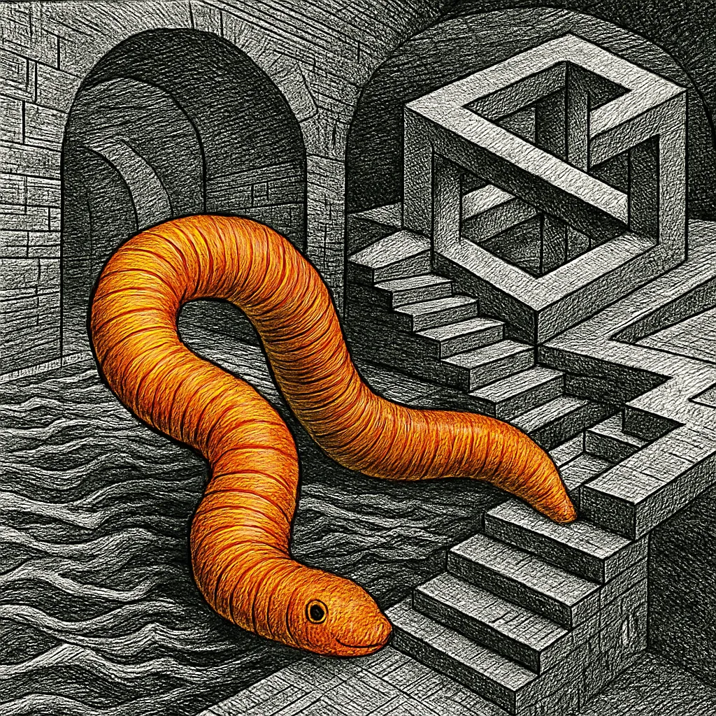 Cover art for How a tiny worm survives in Great Salt Lake water