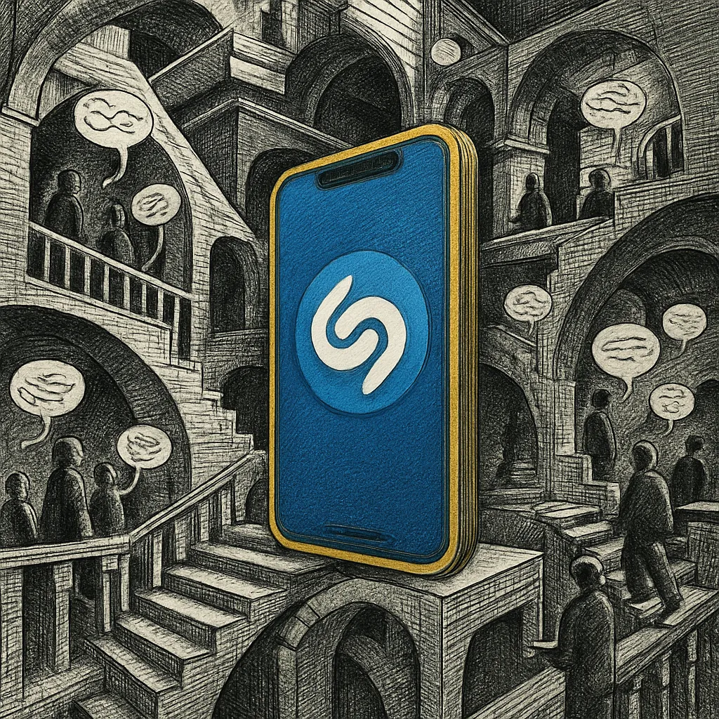 Cover art for How apps recognize songs in a crowded room
