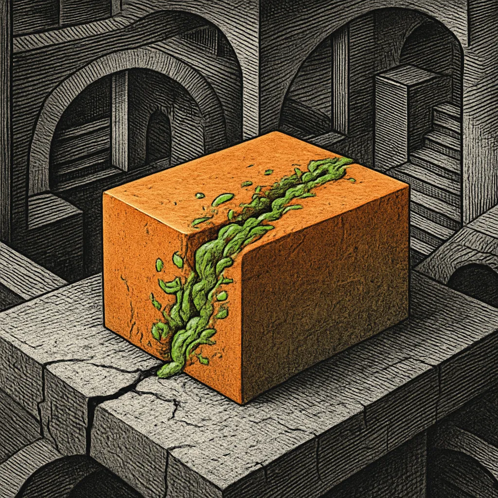 Cover art for How bacteria-laced concrete heals cracks with limestone