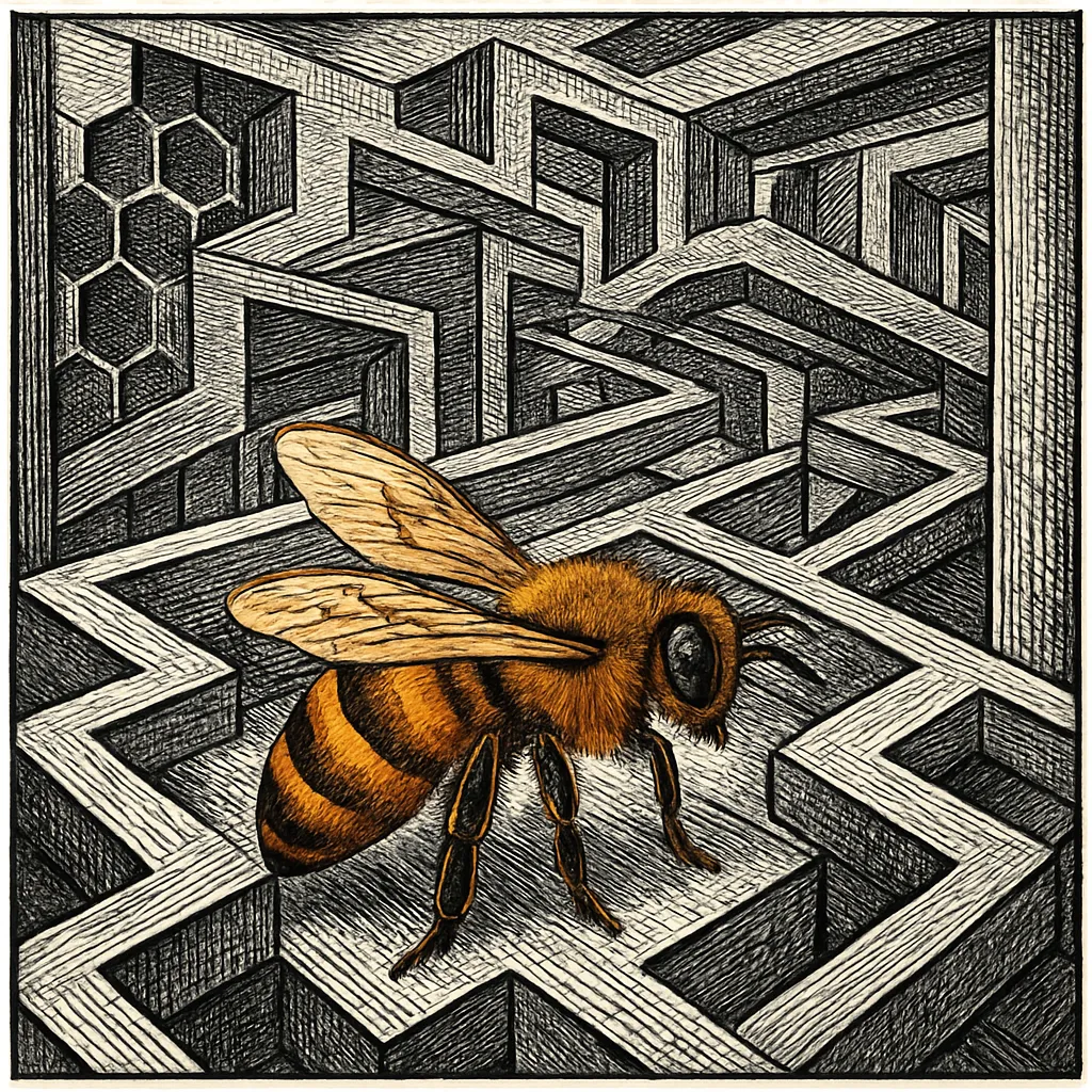 Cover art for How bees find their way home