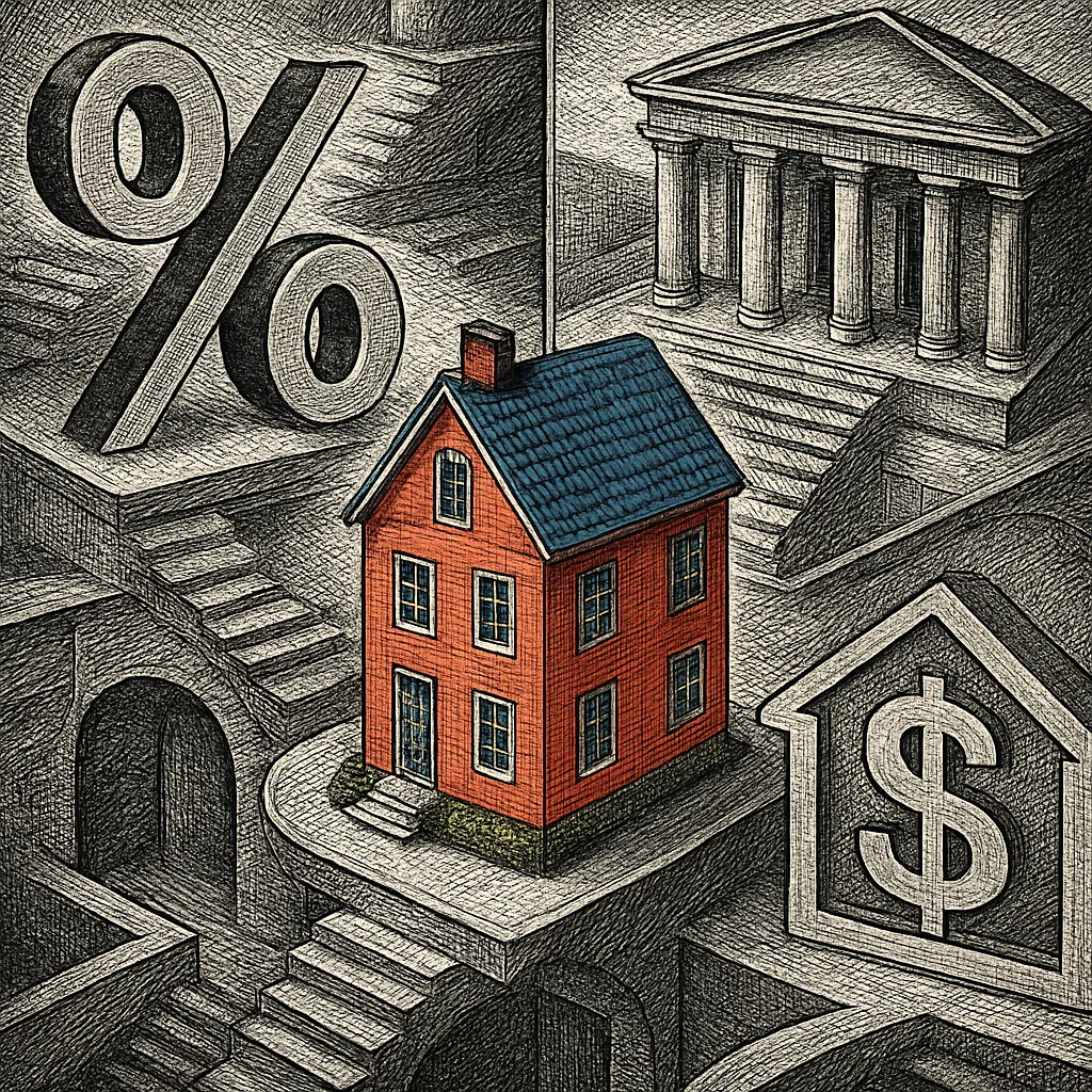 Cover art for How central bank interest rates reach your mortgage