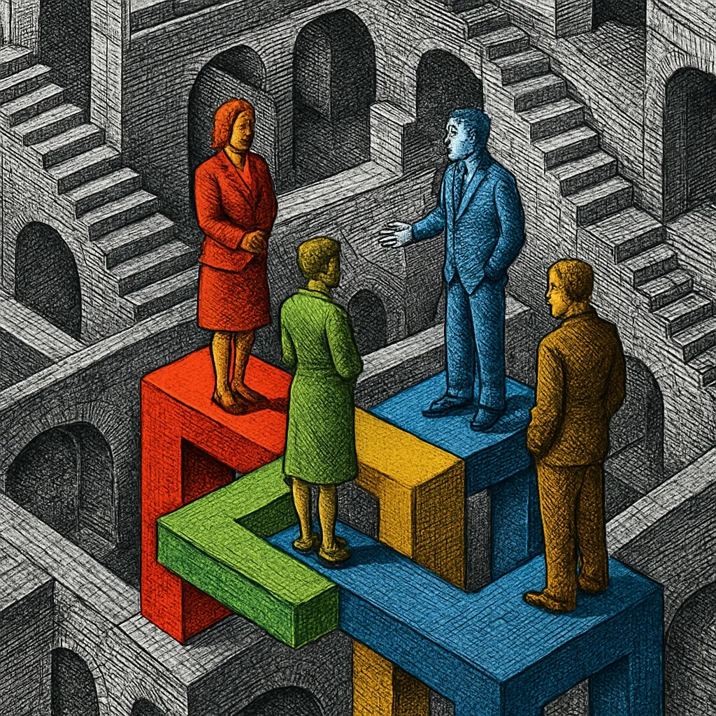 Cover art for How competing interest groups share power