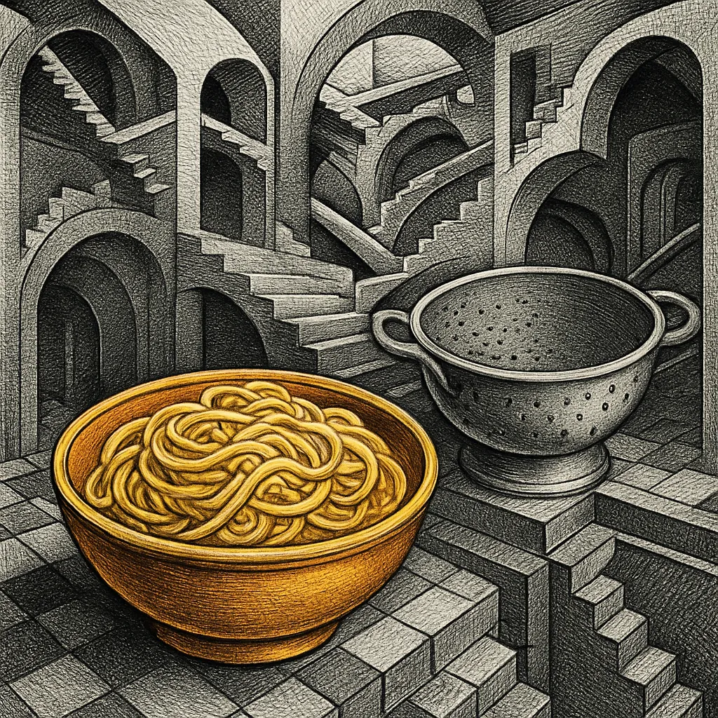 Cover art for How cooling cooked pasta changes the starch