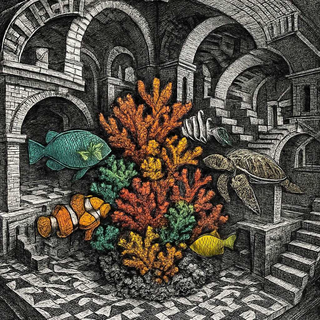 Cover art for How coral reefs teem with life in nutrient-poor water