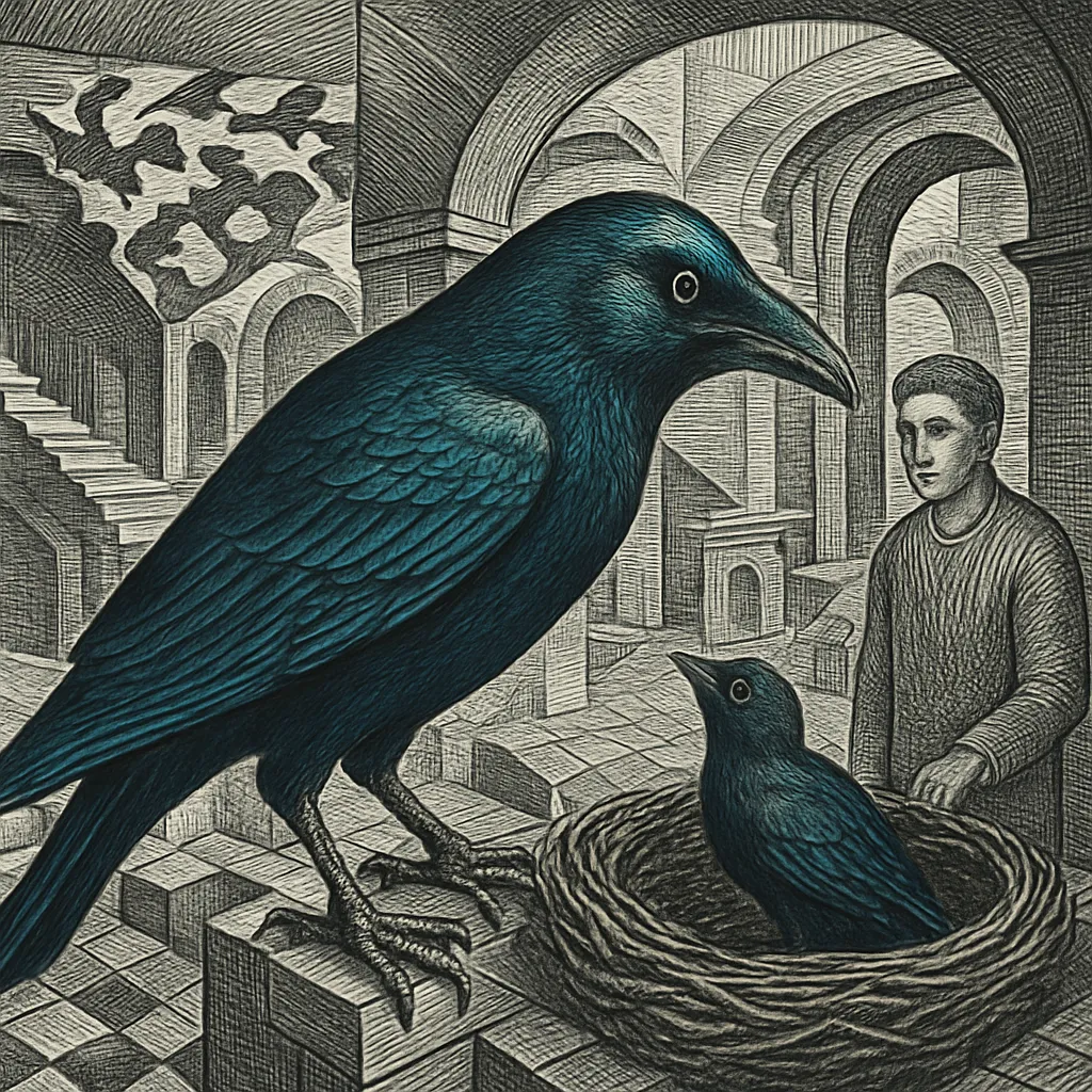 Cover art for How crows hold grudges against specific people