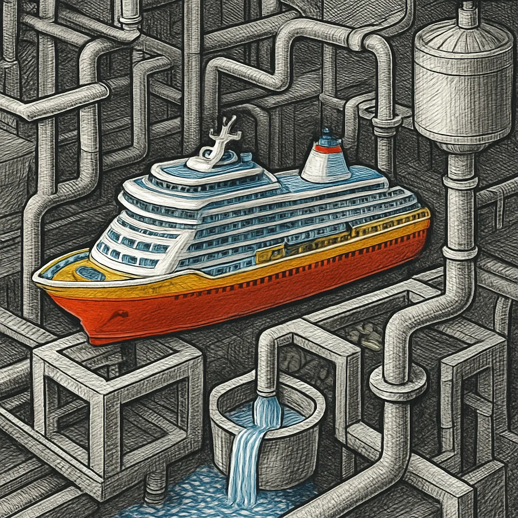Cover art for How cruise ships make fresh water for thousands daily