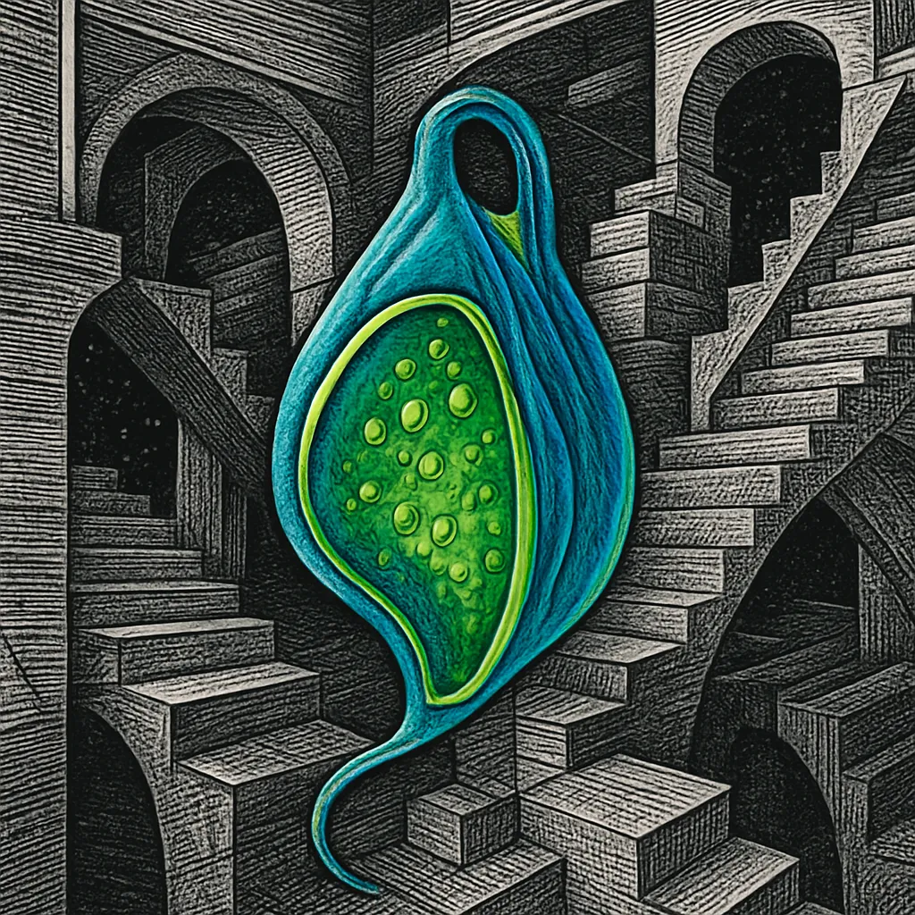 Cover art for How deep-sea microbes pull carbon from water in the dark