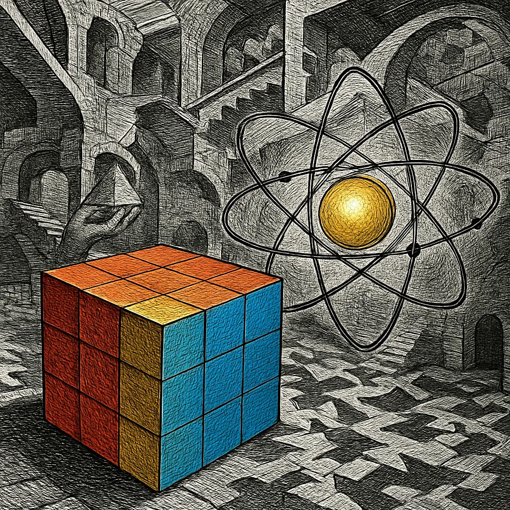 Cover art for How electron clouds make solid objects feel hard