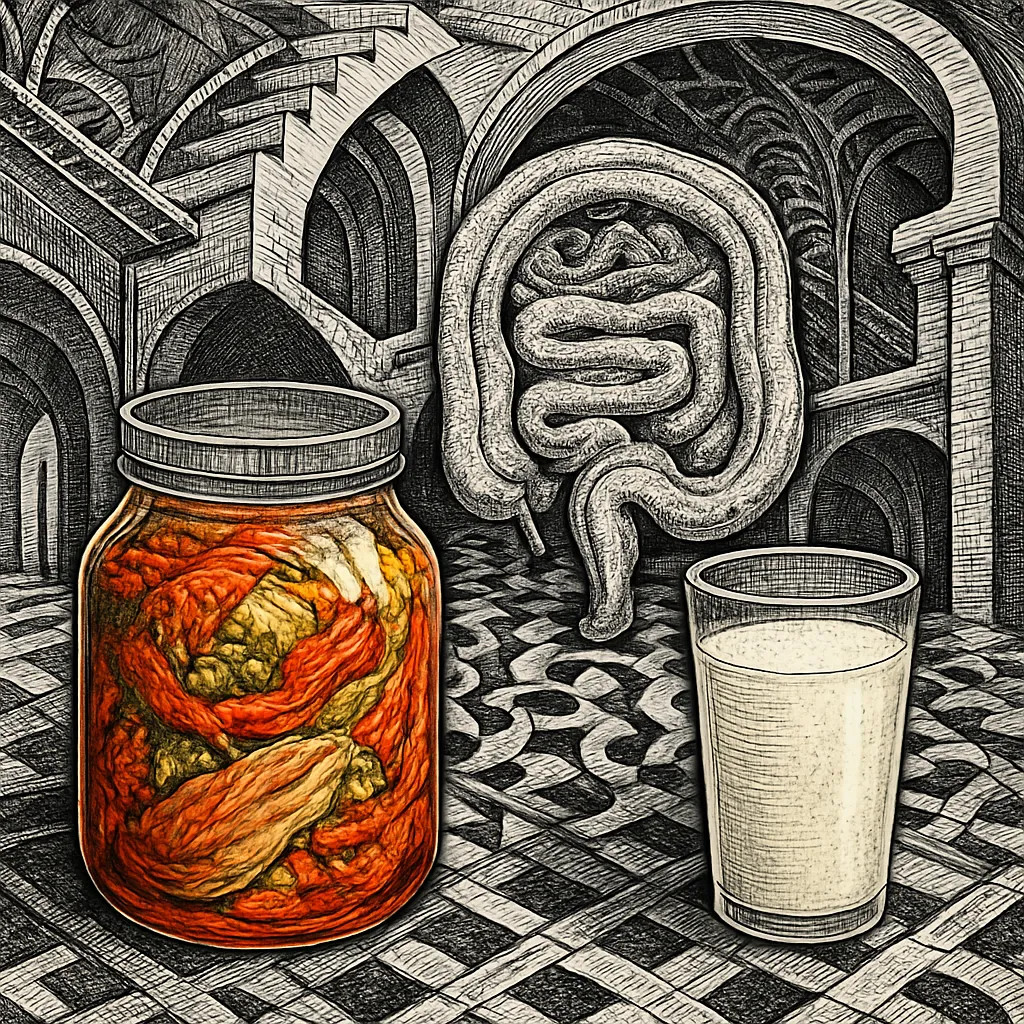 Cover art for How fermented foods like kimchi and kefir change your gut