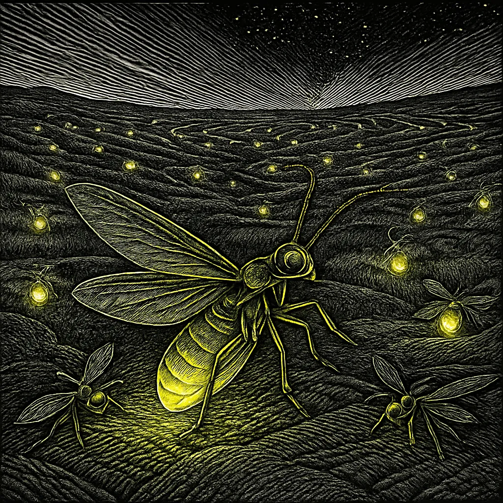 Cover art for How fireflies synchronize their flashes in a single rhythm