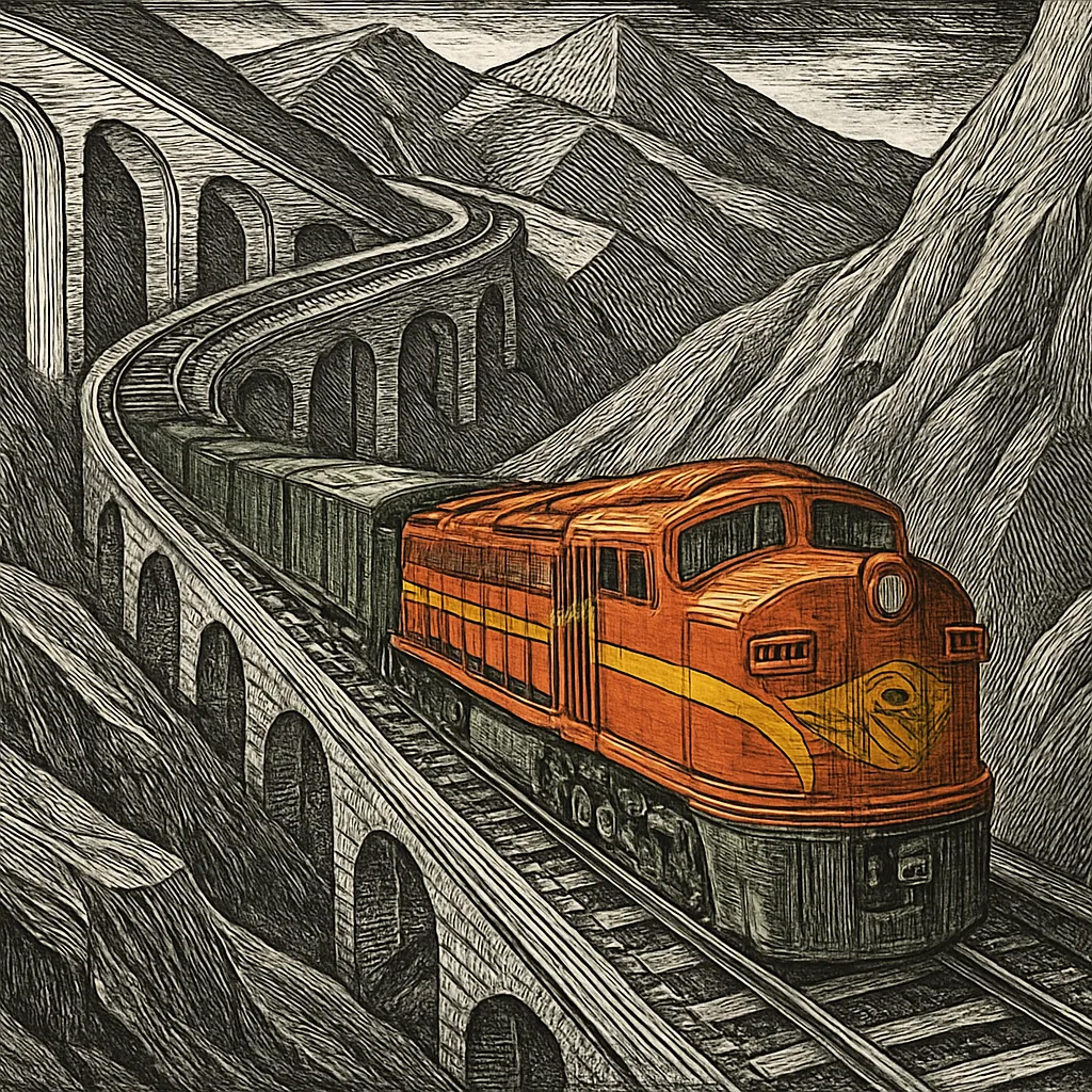 Cover art for How freight trains brake on mountain grades
