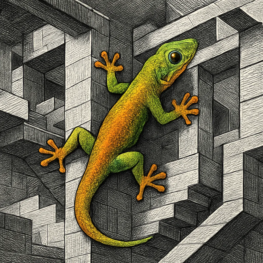 Cover art for How geckos climb smooth walls without falling