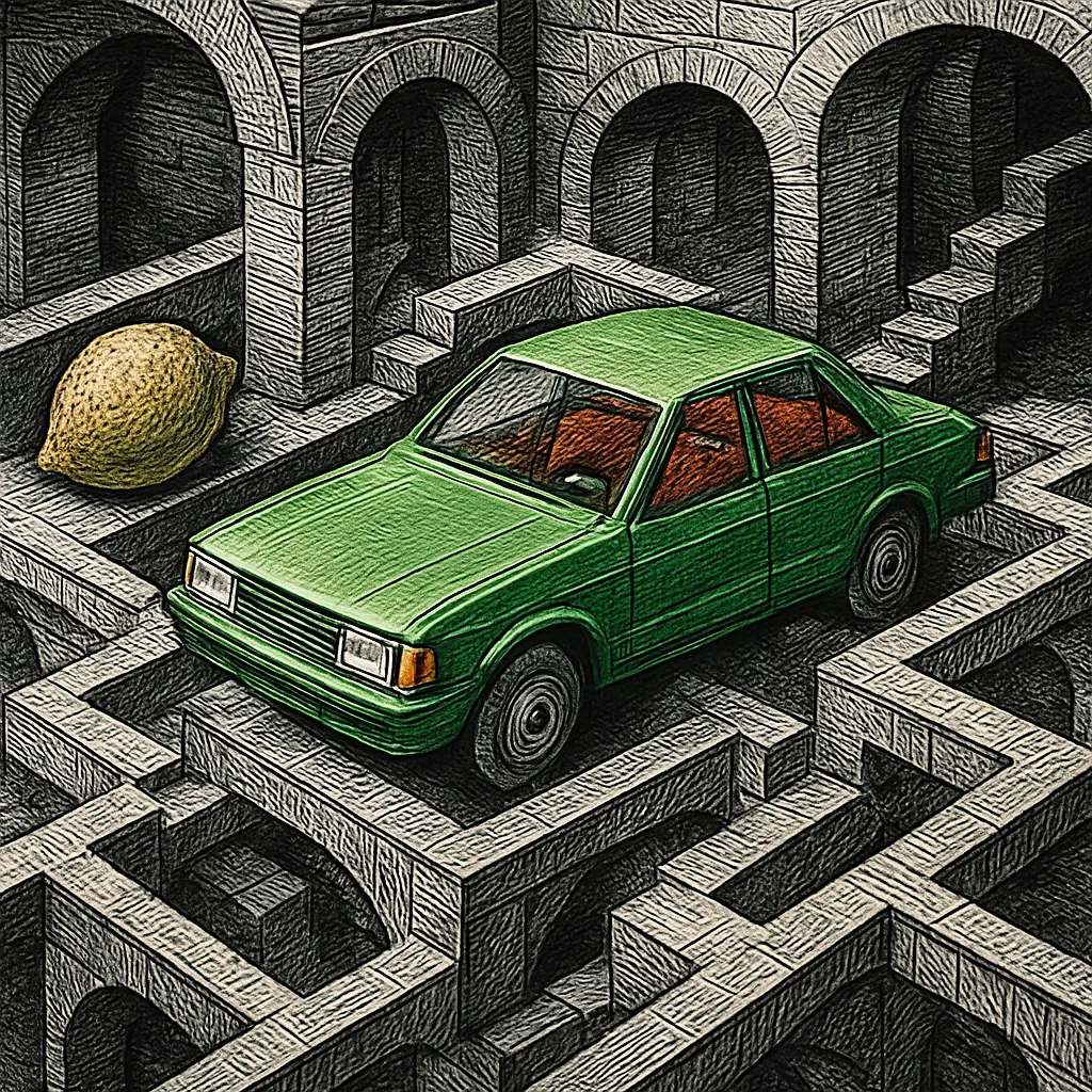 Cover art for How hidden information creates a market for lemons
