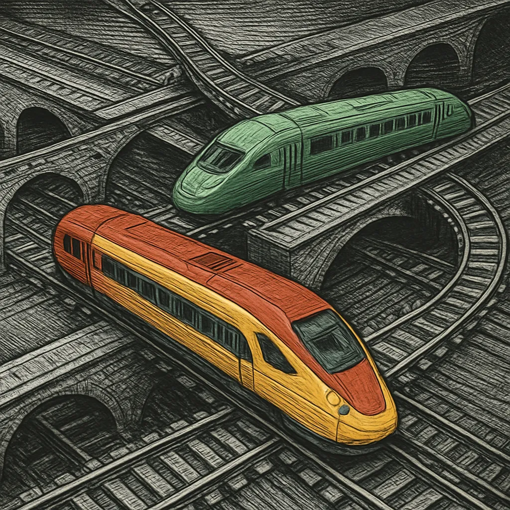 Cover art for How high-speed trains cross borders with track changes
