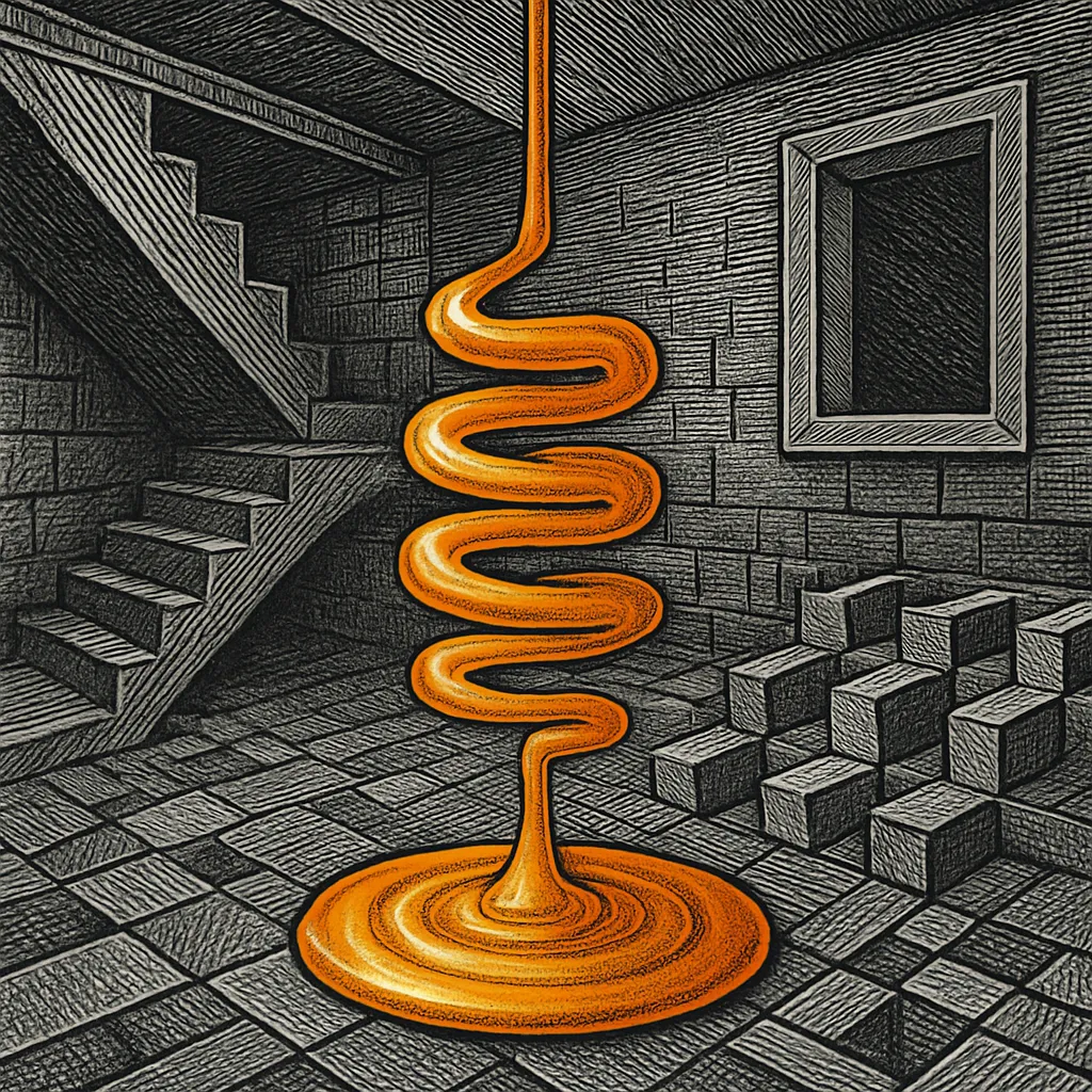 Cover art for How honey coils into a liquid rope