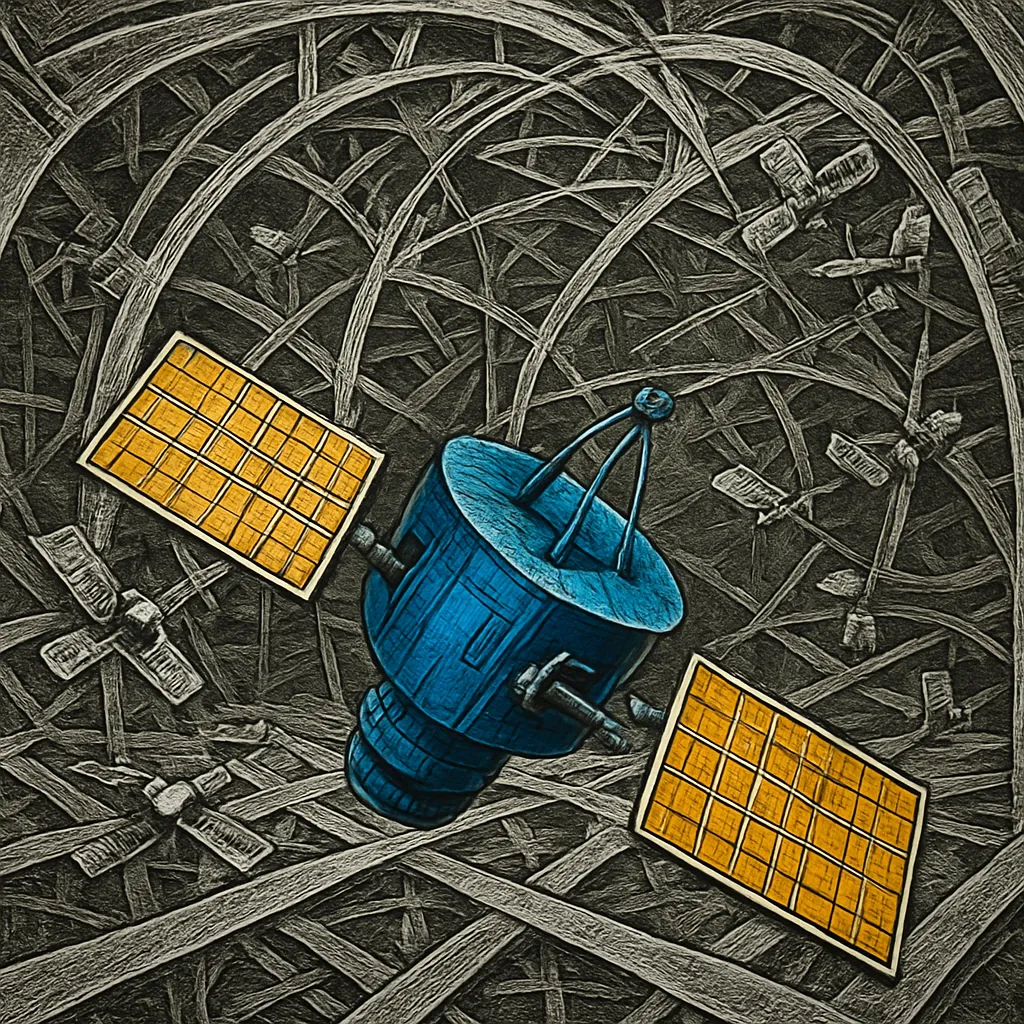Cover art for How internet satellites avoid signal collisions