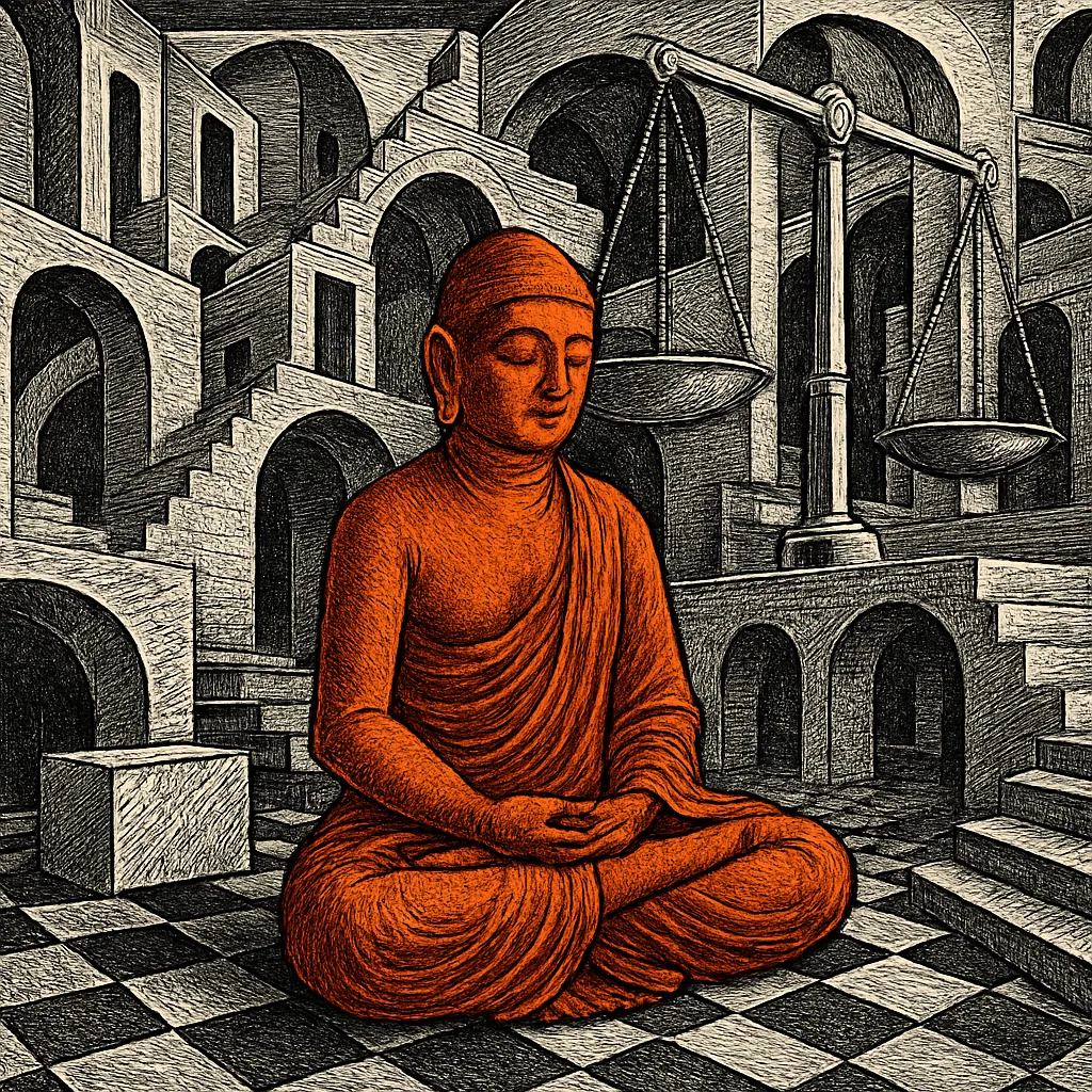 Cover art for How karma differs from Western ideas of justice