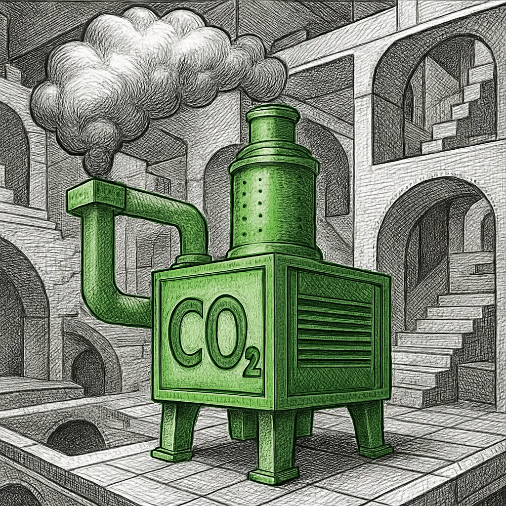 Cover art for How machines pull pure CO2 straight out of thin air