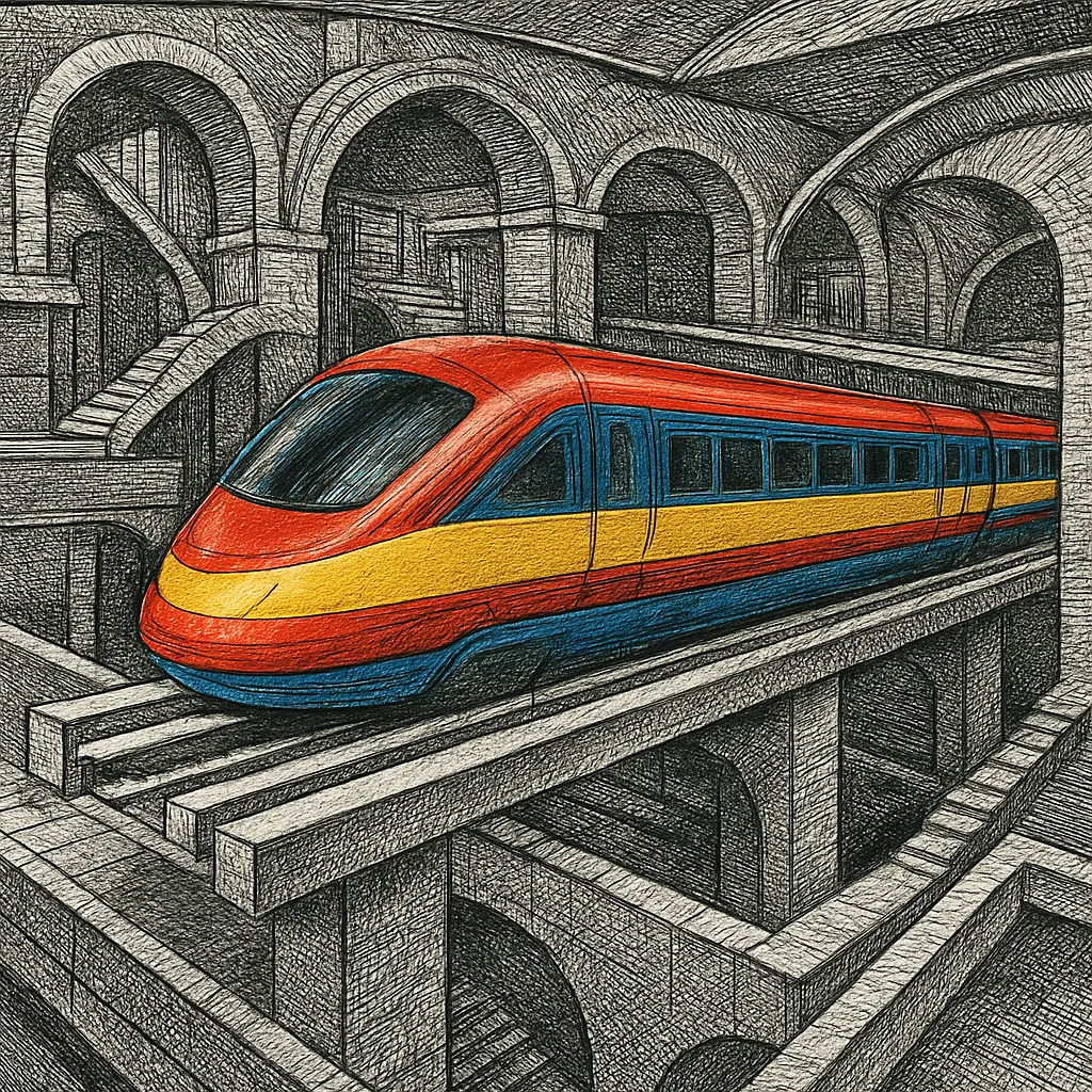 Cover art for How maglev trains float and stay stable