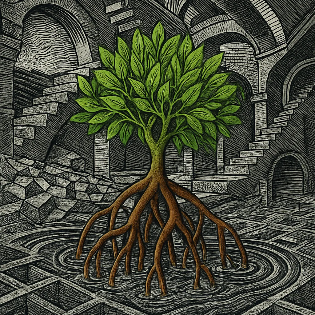 Cover art for How mangroves filter salt from seawater to survive