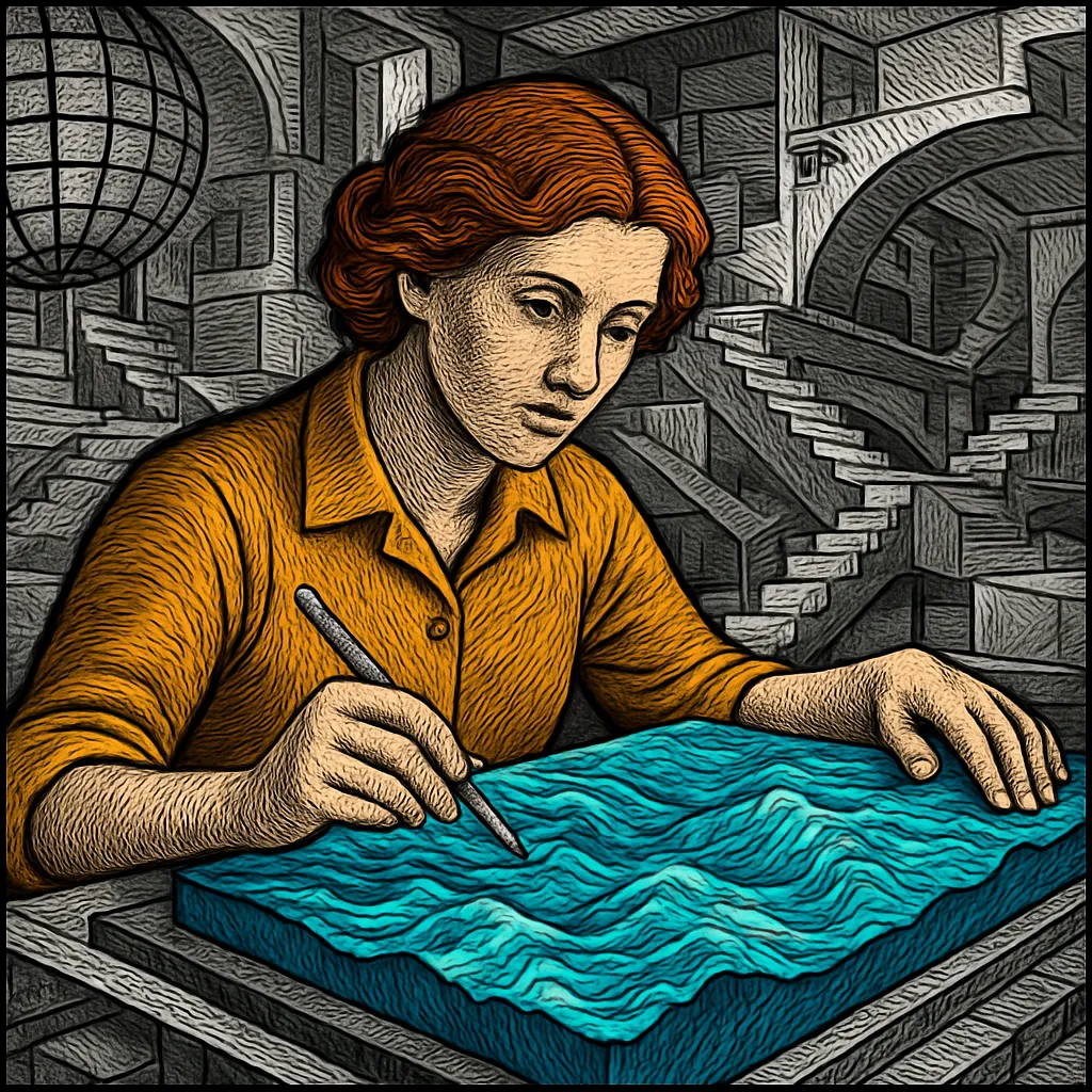 Cover art for How Marie Tharp mapped the world's hidden floor