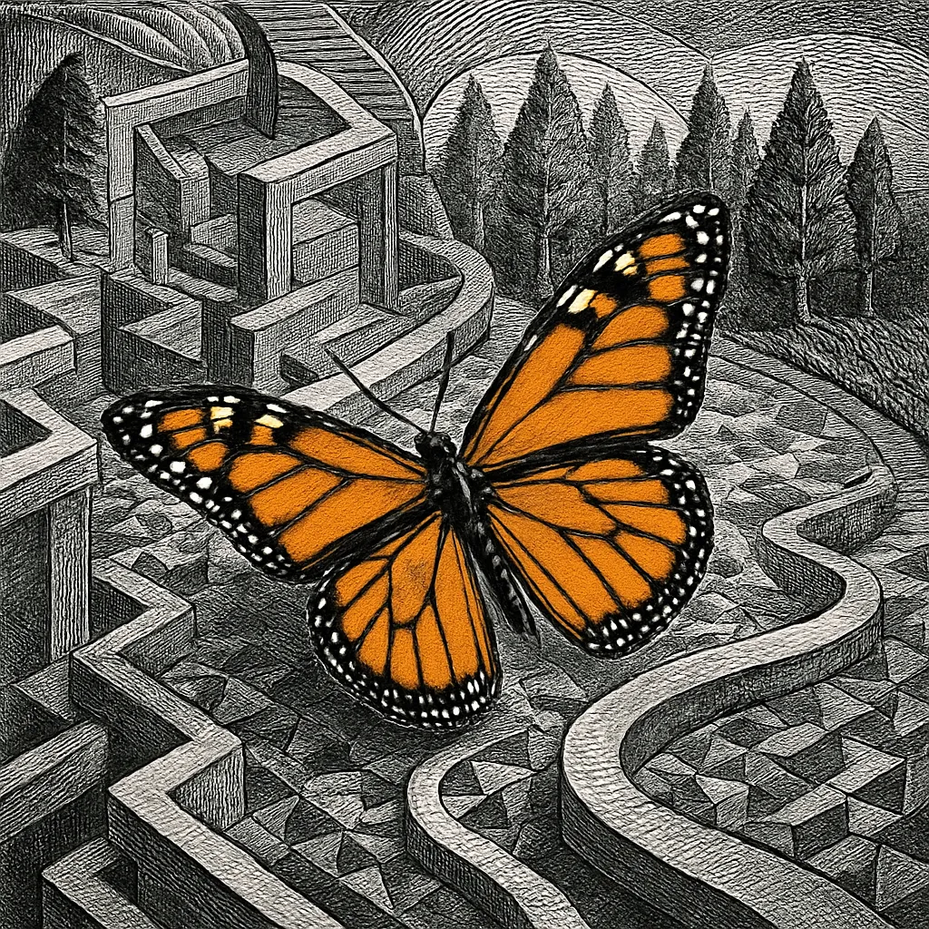 Cover art for How monarch butterflies navigate to a forest they have never seen
