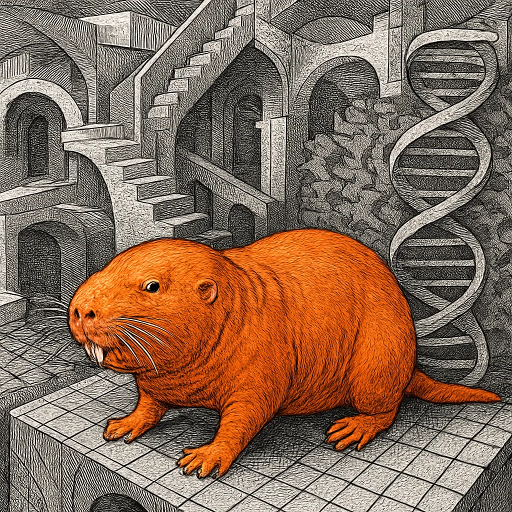 Cover art for How naked mole-rats defy aging and cancer