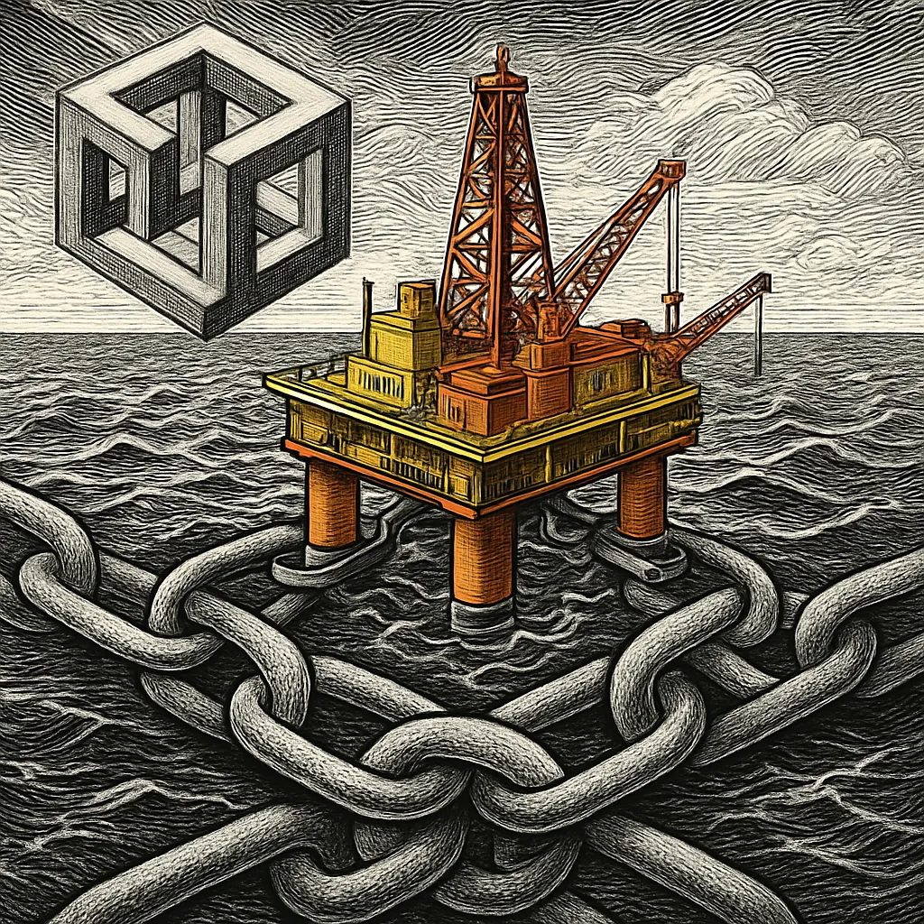 Cover art for How offshore oil platforms stay anchored against the ocean