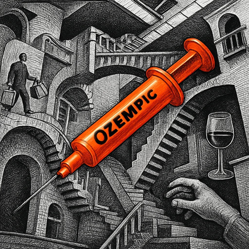 Cover art for How Ozempic dulls cravings for shopping and alcohol