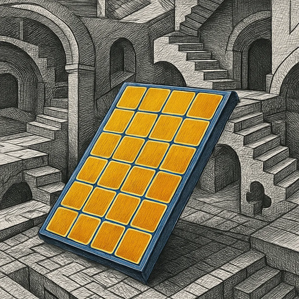 Cover art for How perovskite solar cells beat the silicon limit