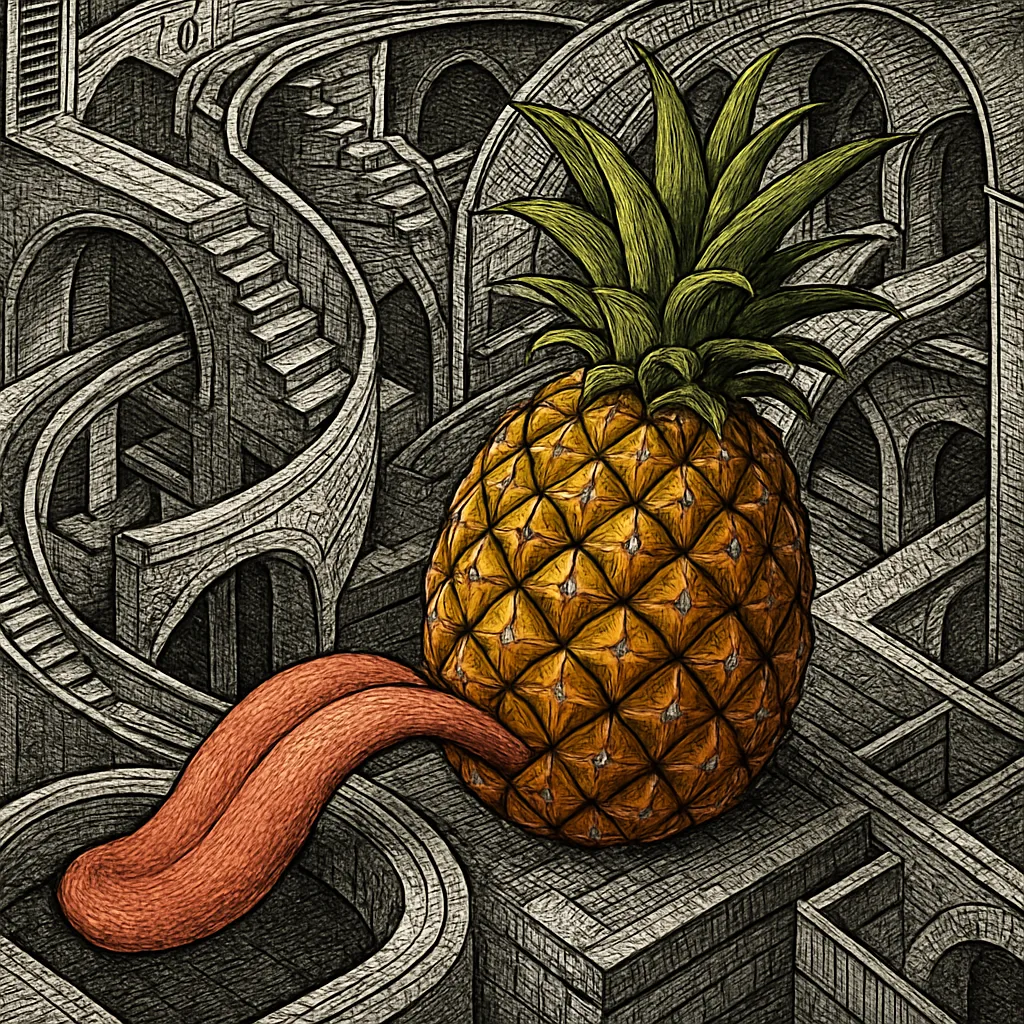 Cover art for How pineapple breaks down proteins on your tongue