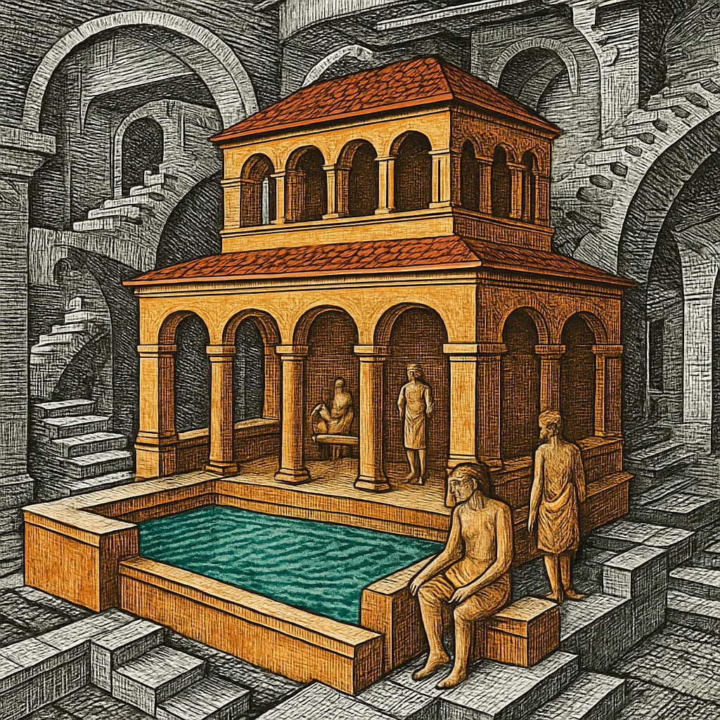 Cover art for How public bathhouses shaped social life in ancient Rome