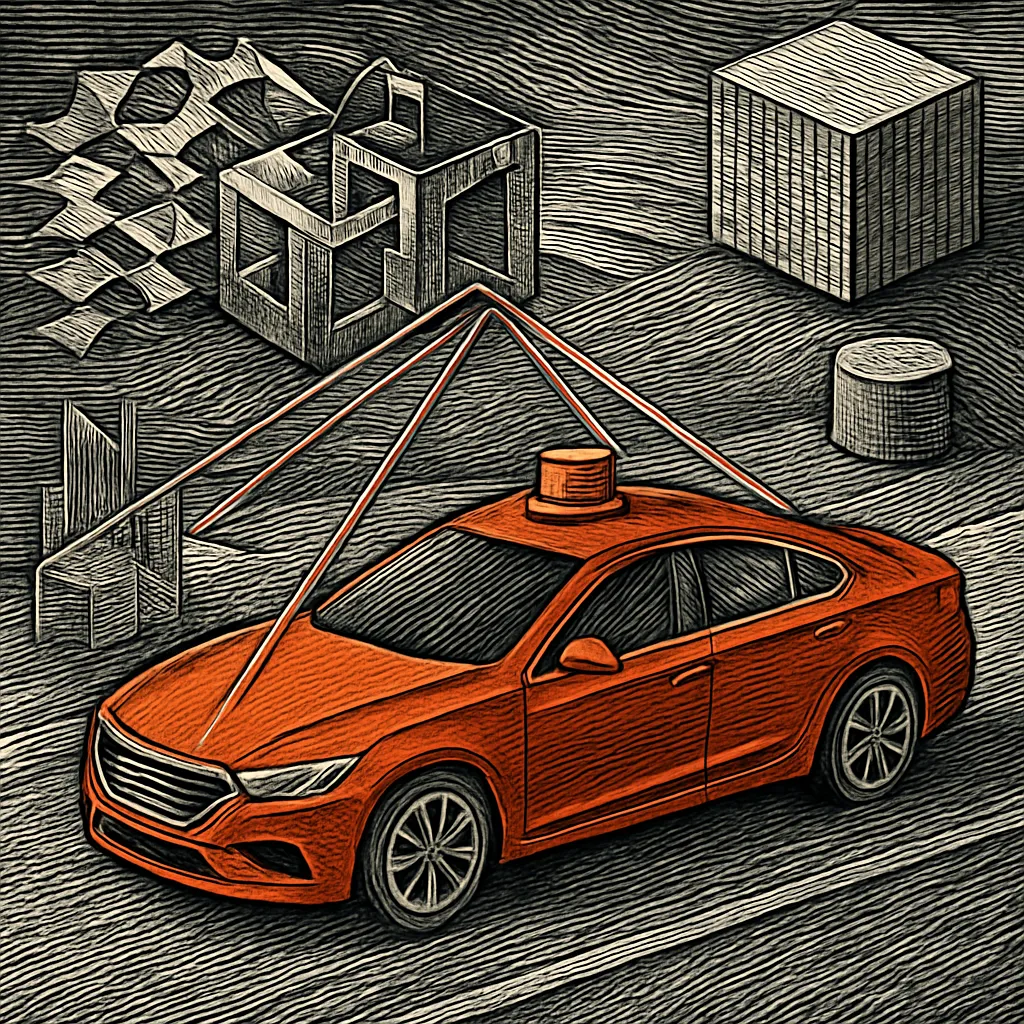 Cover art for How self-driving cars turn laser data into objects