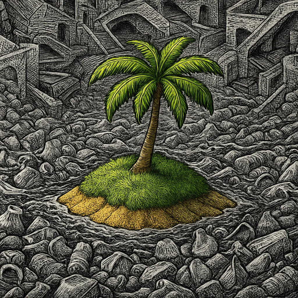Cover art for How small islands manage trash from tourism