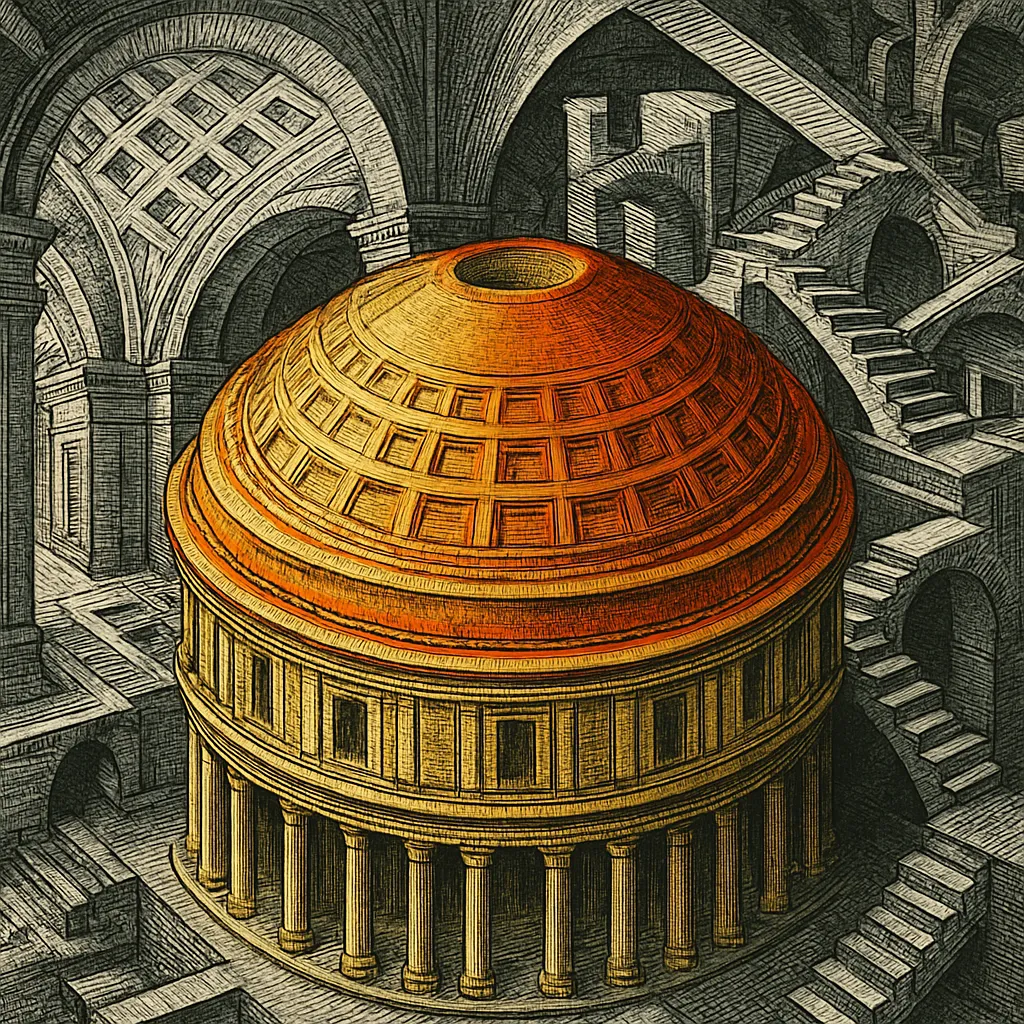 Cover art for How the ancient Romans built the Pantheon's huge dome