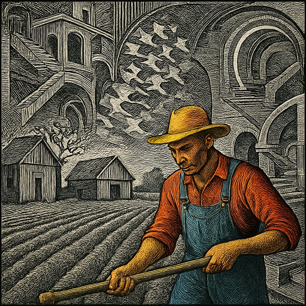 Cover art for How the Great Depression shaped American regionalist art