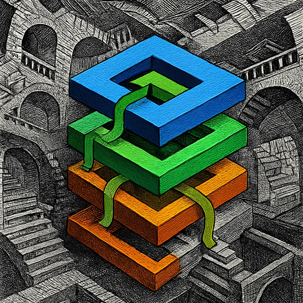 Cover art for How the internet moves data in layers