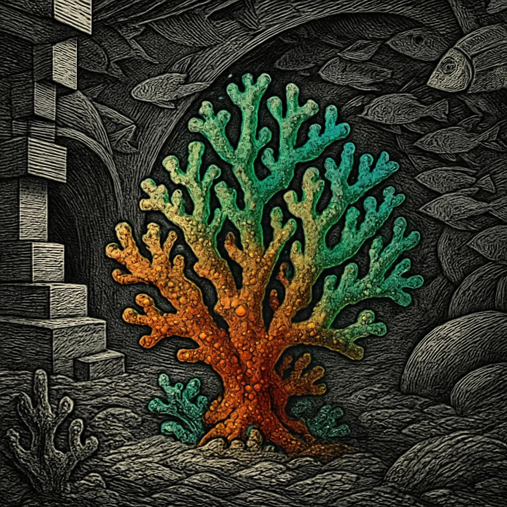 Cover art for How the right bacteria help coral reefs survive heatwaves