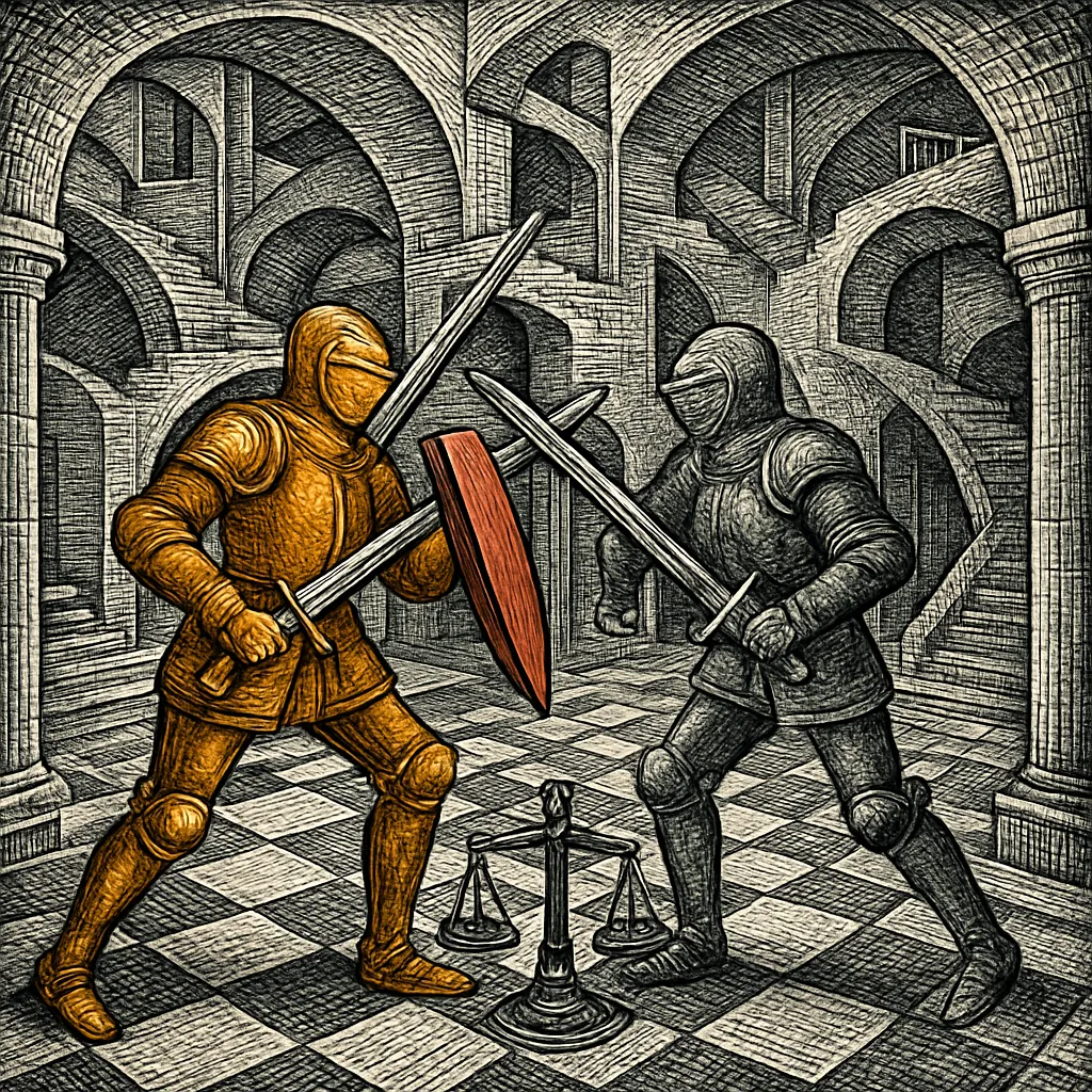 Cover art for How trial by combat worked in medieval law
