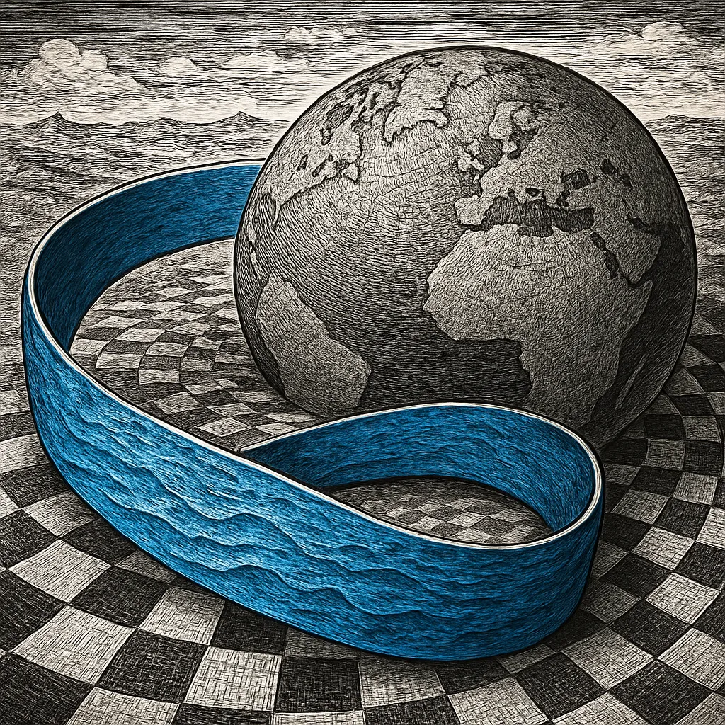 Cover art for How water and land split the Earth's surface