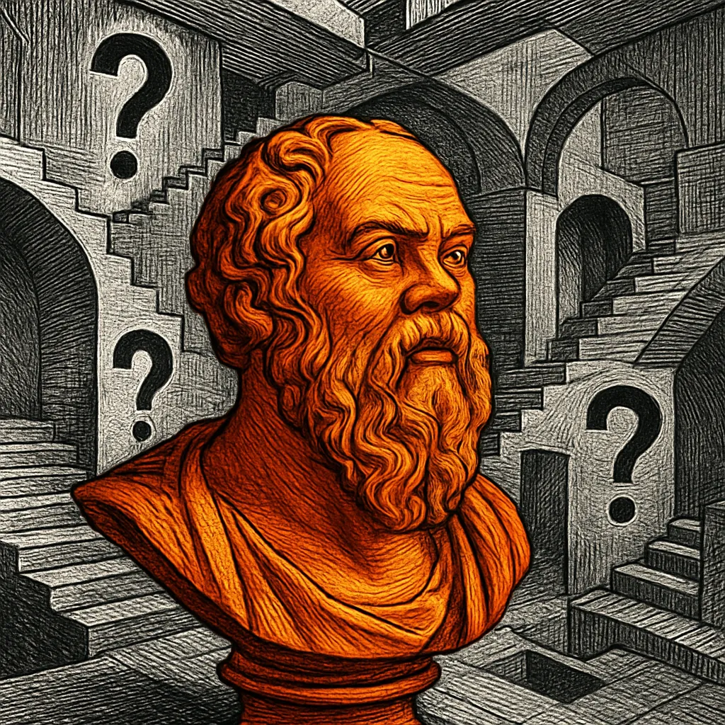 Cover art for Learning more through the Socratic method