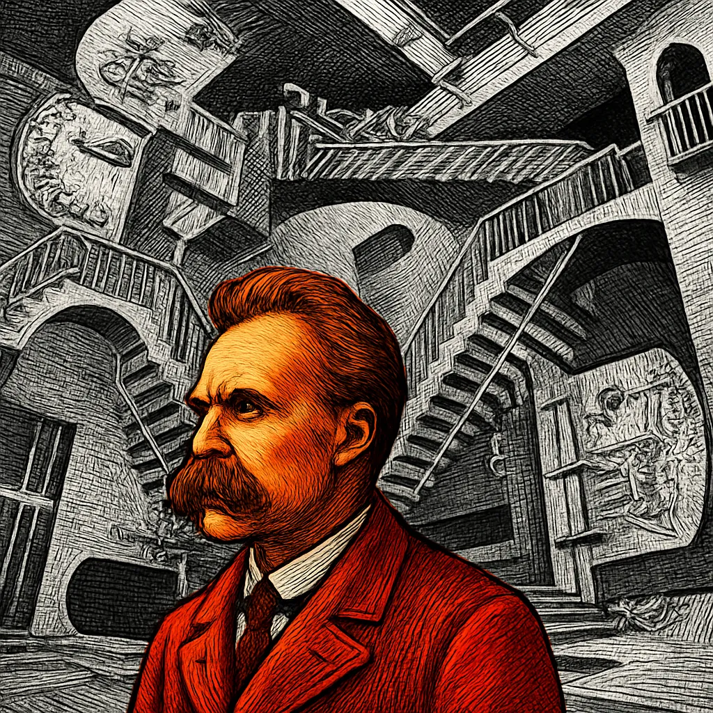 Cover art for Nietzsche and the meaning of God is dead for morality