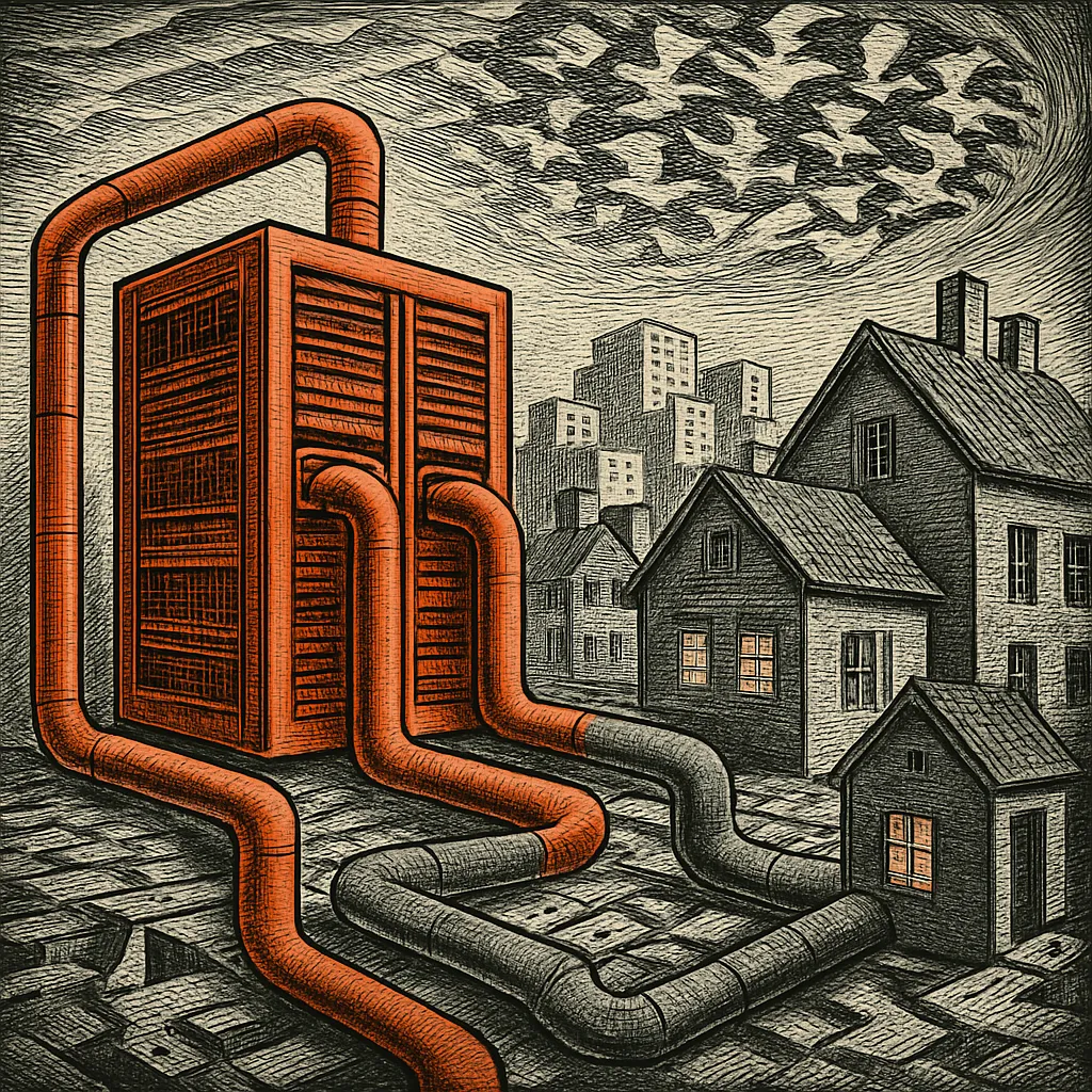 Cover art for Recycling data center waste heat to warm nearby homes