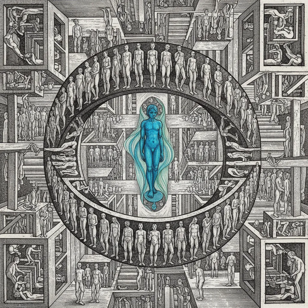 Cover art for The invisible light the human body emits